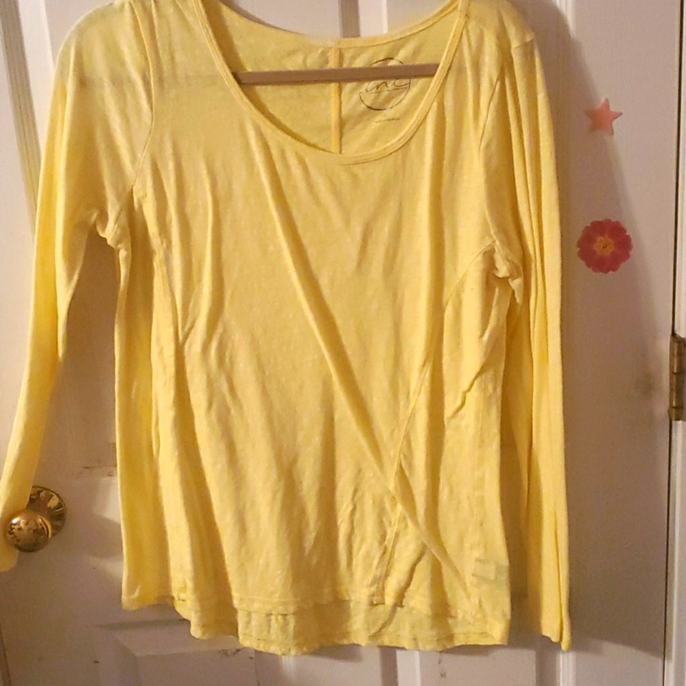 Yellow Long Sleeve Shirt